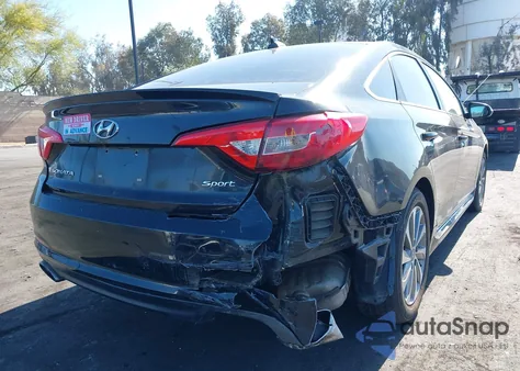 2016 Hyundai Sonata Sport из США, поврежденный, VIN 5NPE34AF7GH382192